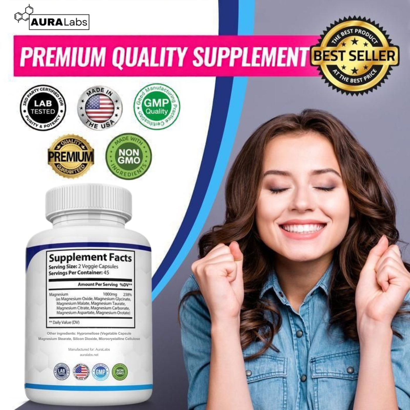 Magnesium 8-in-1 Complete Complex
