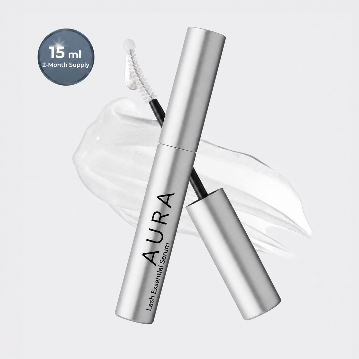 Aura Lash Essential Serum 15 ml jumbo tube with dual applicator
