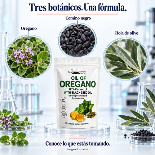 Aceite de Orégano 85% Carvacrol