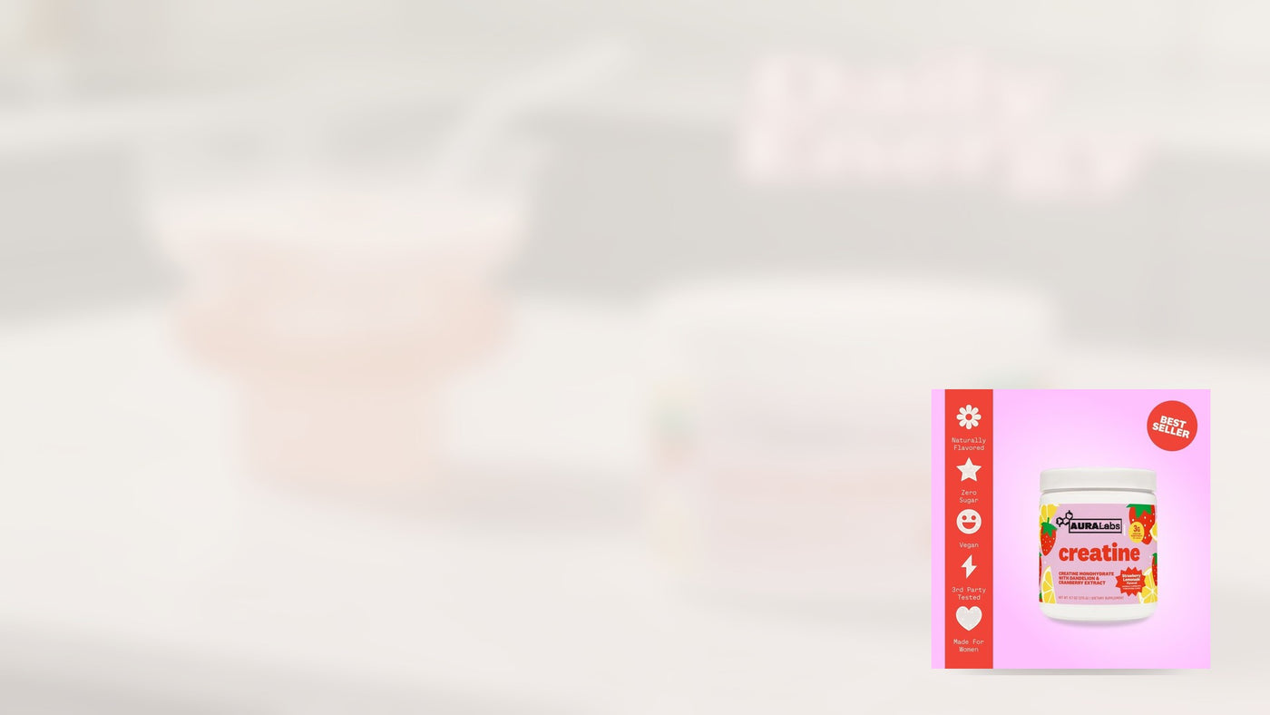 Aura Creatine — crea still timeline bg