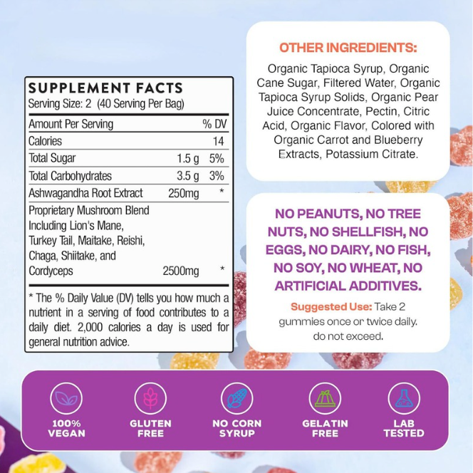 AURALabs Mushroom Gummies