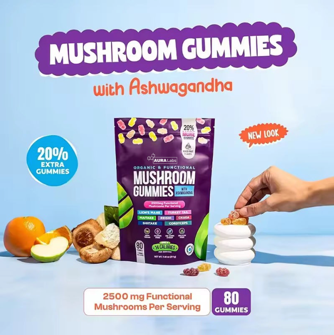 AURALabs Mushroom Gummies