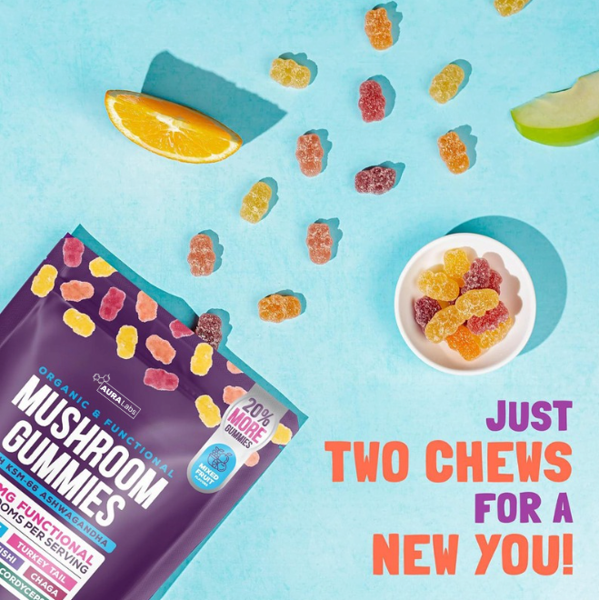 AURALabs Mushroom Gummies