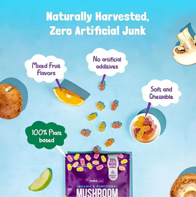 AURALabs Mushroom Gummies